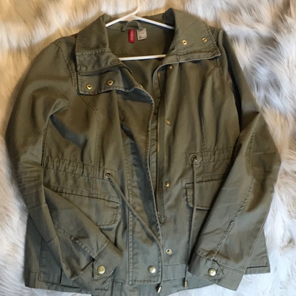 H&M Divided Army Green Jacket